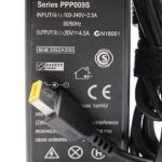 Punjač za laptop Lenovo 20V 4.5A pravogaoni / četvrtasti konektor (odgovara i za 3.25A)