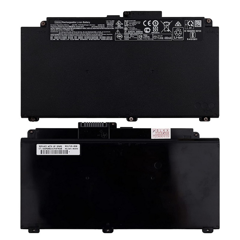 CD03XL Replacement Battery For HP ProBook 640 G4/G5, 650 G4/G5/G7 – 48Wh, 3-Cell