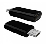 Adapter Type C na micro usb crni