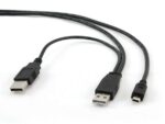 Dual USB kabl A na mini