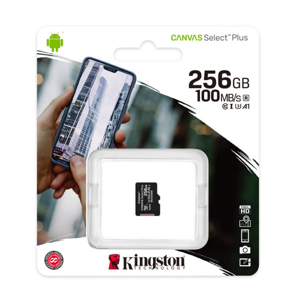Memorijska kartica Kingston select plus Micro SD 256 GB Class 10 UHS U1 100MB/s