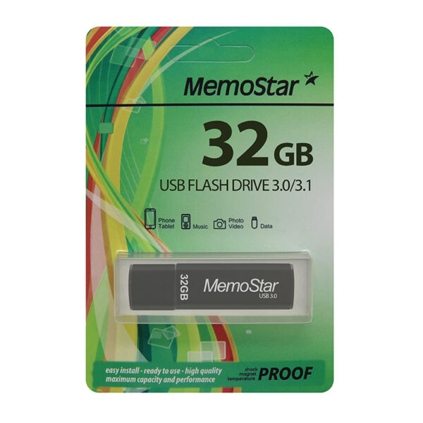 USB Flash memorija MemoStar 32GB CUBOID 3.0 crna