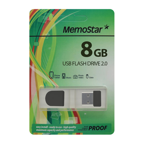 USB Flash memorija MemoStar 8GB DUAL 2.0 crna