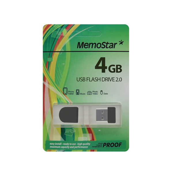 USB Flash memorija MemoStar 4GB DUAL 2.0 crna