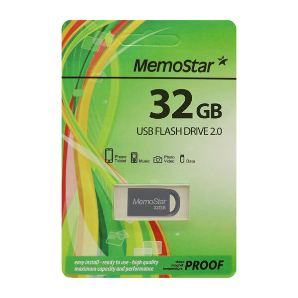 USB Flash memorija MemoStar 32GB RUSTY 2.0 crna
