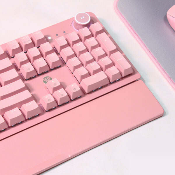 Tastatura gejmerska mehanicka zicna MK853 RGB MAXPOWER sakura edition (blue switch) FANTECH