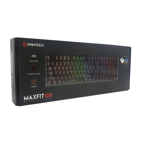 Tastatura gejmerska mehanicka MAXFIT108 MK855 (blue switch) FANTECH