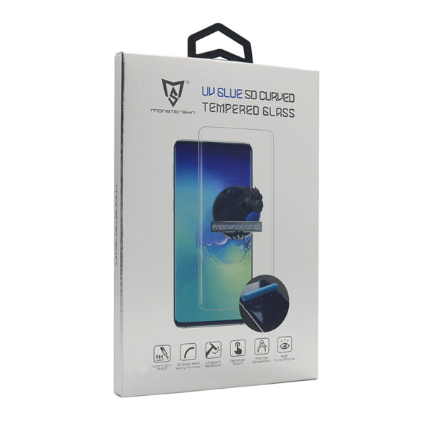 Folija za zastitu ekrana GLASS Monsterskin UV Glue 5D za Samsung G973F Galaxy S10 transparent