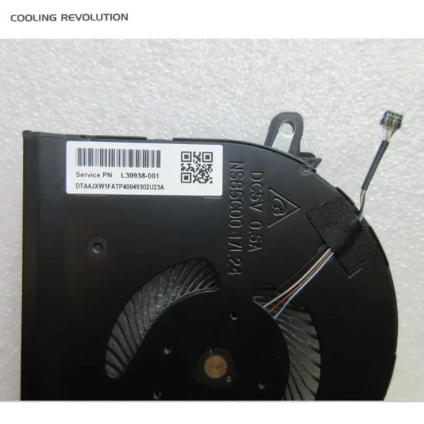 Ventilator hladnjaka CPU Cooling Fan For HP EliteBook 1050 G1 HSN-Q11C Zbook Studio X360 G5 NS85C00-17L24/17L25 L30938-001