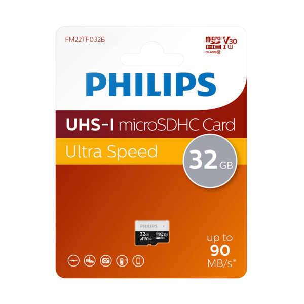 Memorijska kartica PHILIPS Micro SD 32GB V10 ULTRA SPEED (FM22TF032B/93)