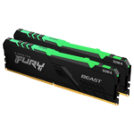 RAM DDR4 2x8GB 3200MHz Kingston Fury Beast RGB KF432C16BBAK2/16