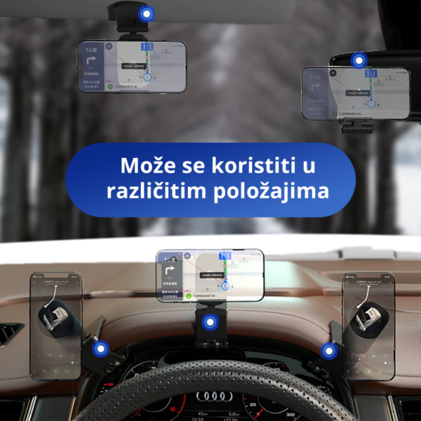 Univerzalni auto drzac magnetic crni