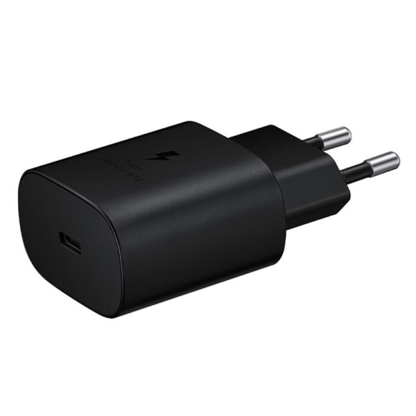 Kucni punjac PD Fast charger 25W 3A PPS za Samsung HQ sa PD Type C kablom CE crni