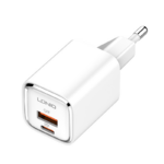 Kucni punjac LDNIO A2317C, 3.6A, QC3.0 18W, PD 30W sa Type C kablom beli - Slika 2