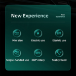 Stalak za ventilaciju REMAX Electric RM-C55 siva - Slika 7