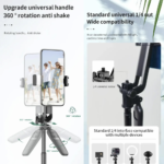 Selfie stick A66 + tripod crni - Slika 2