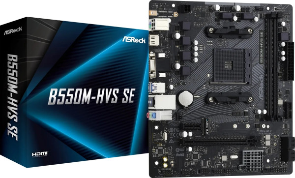 1103202465eeb5cc994f7.jpeg MB AM4 ASRock B550M-HVS SE 90-MXBMK0-A0UAYZ - Slika 1