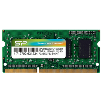 RAM SODIMM DDR3L 4GB 1600MHz Silicon Power SP004GLSTU160N02