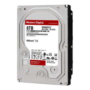 HDD WD 8TB WD80EFZZ SATA RED PLUS 5640RPM 128MB
