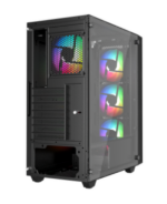 Kuciste Raidmax Obsidian window/black, 4x 120mm RGB/650W/RO650RGB - Image 4
