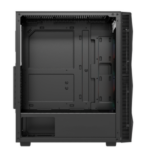 Kuciste Raidmax Obsidian window/black, 4x 120mm RGB/650W/RO650RGB - Image 3