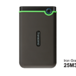HDD E2.5" Transcend 2TB USB 3.1 TS2TSJ25M3S Anti-shock Iron grey
