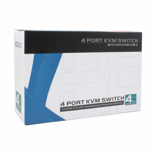 KVM switch 4 PC-a na isti monitor,mis,tastaturu JWD-SP27