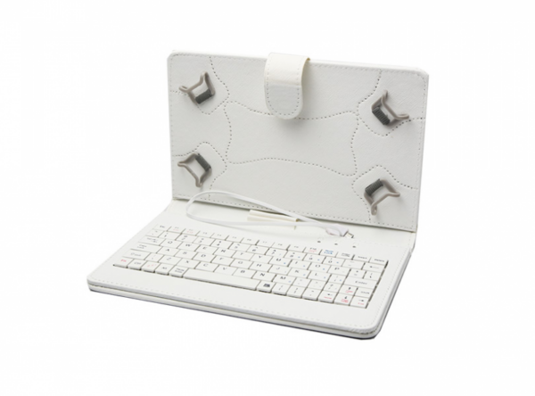 Torbica+Tastatura Teracell Unique za Tablet 7" Univerzalna bela