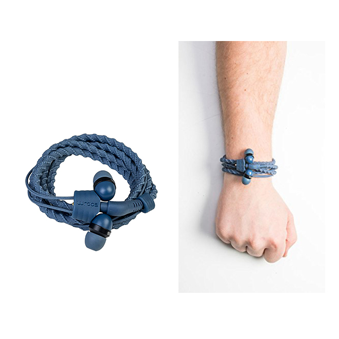 25042024662a0436b74ba.png Slusalice + narukvica Wristbond tamno plave - Slika 1