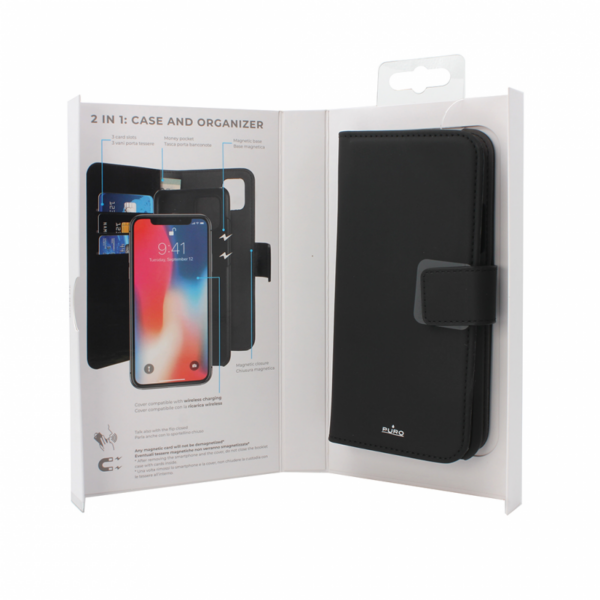 Torbica Puro novcanik 2u1 za iPhone 11 6.1 crna