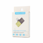 Adapter za slusalice i punjenje W1 iPhone lightning plavi - Slika 4