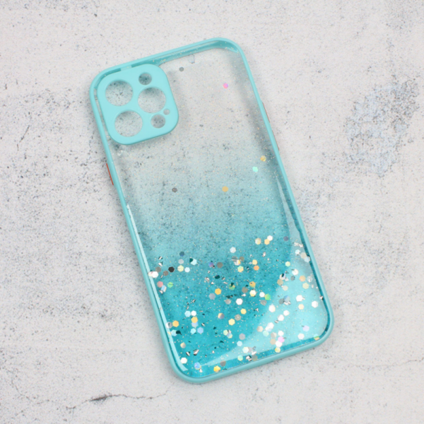 Torbica Frame Glitter za iPhone 12 Pro 6.1 mint