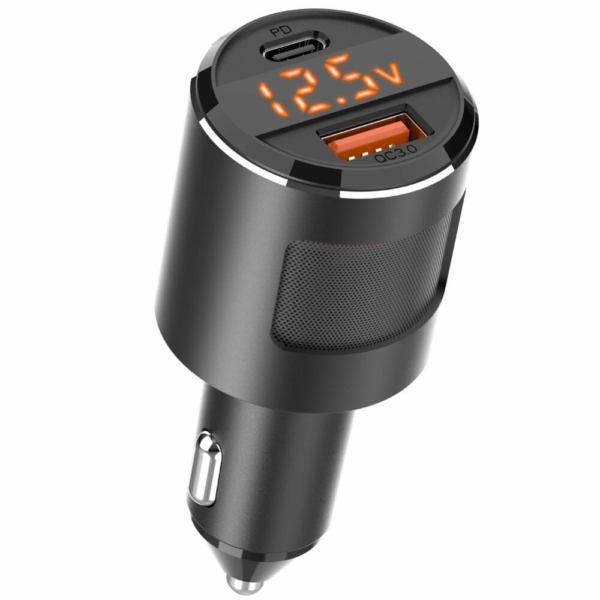 Auto punjac Super Charger PD 65W/USB 18W bez kabla