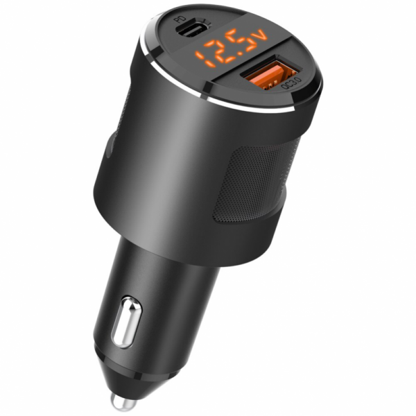 Auto punjac Super Charger PD 65W/USB 18W bez kabla