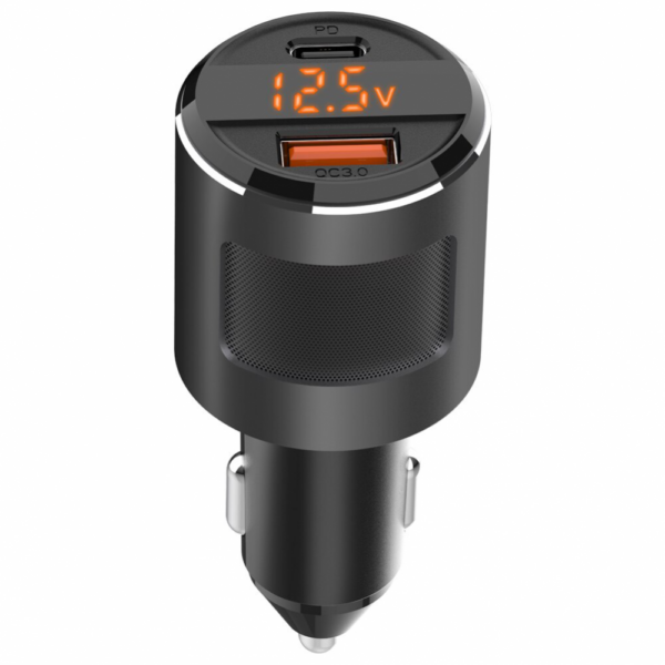 Auto punjac Super Charger PD 65W/USB 18W bez kabla