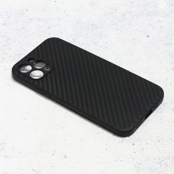 Torbica Carbon fiber za iPhone 12 Pro 6.1 crna