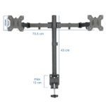 Nosac za dva monitora - Slika 5