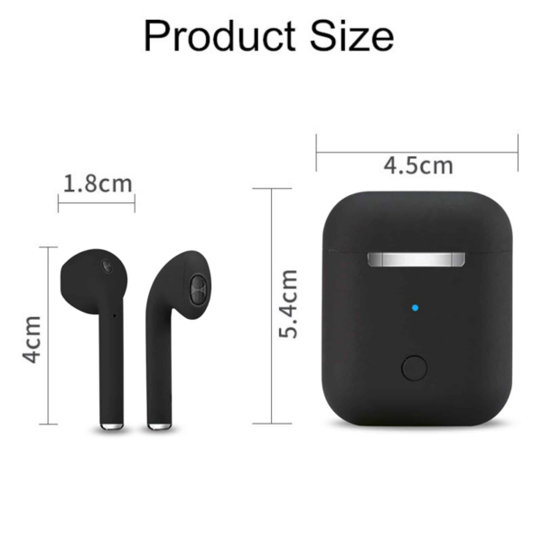 Bluetooth slusalice Airpods i12 TWS crne HQ