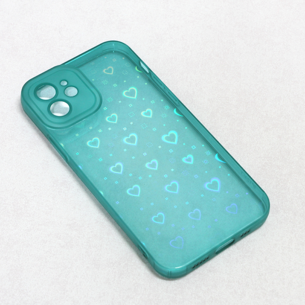 Torbica Heart Color IMD za iPhone 12 6.1 tamno zelena