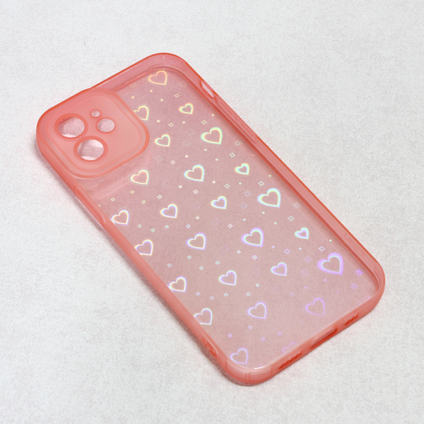 Torbica Heart Color IMD za iPhone 12 6.1 roze