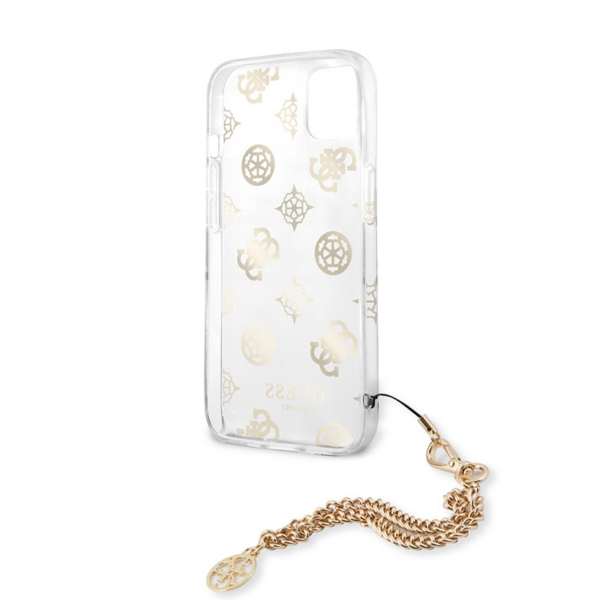 Torbica Guess Hc Pc Chain Handle Peony za iPhone 13 Pro 6.1 zlatna (GUHCP13LKSPEGO)