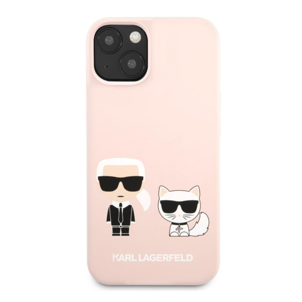 Torbica Karl Lagerfeld & Choupette za iPhone 13 6.1 svetlo roze (KLHCP13MSSKCI)