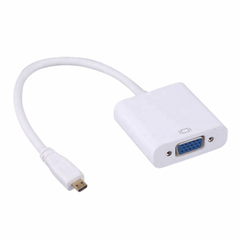 Adapter Micro HDMI na VGA Z beli