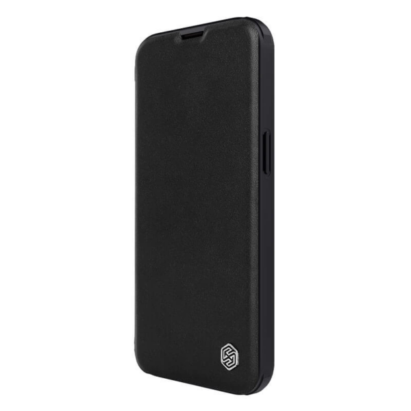 Torbica Nillkin Qin Pro (plain leather) za iPhone 14 Plus 6.7 crna