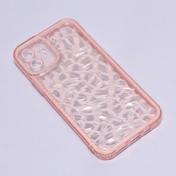 Torbica Bling Diamond za iPhone 12 6.1 roze