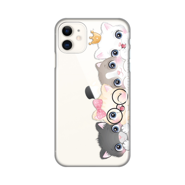 Torbica Silikonska Print Skin za iPhone 11 6.1 Cats