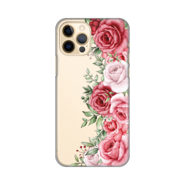 Torbica Silikonska Print Skin za iPhone 12/12 Pro 6.1 Wild Roses