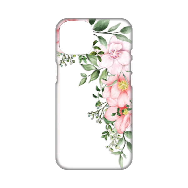 Torbica Silikonska Print Skin za iPhone 14 Plus 6.7 Gentle Rose Pattern