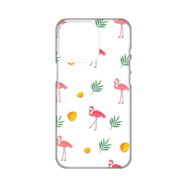 Torbica Silikonska Print Skin za iPhone 14 Pro 6.1 Flamingos