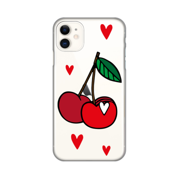 Torbica Silikonska Print za iPhone 11 6.1 Cherry